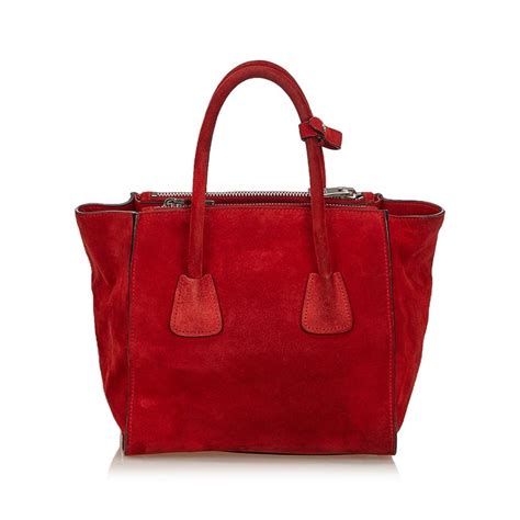 prada red purse|Prada handbags red suede.